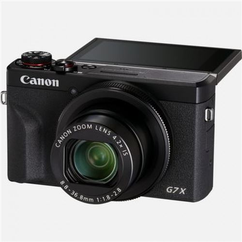 Canon PowerShot G7X Mark III Noir - Compact Premium pour Photo et Vidéo 4K