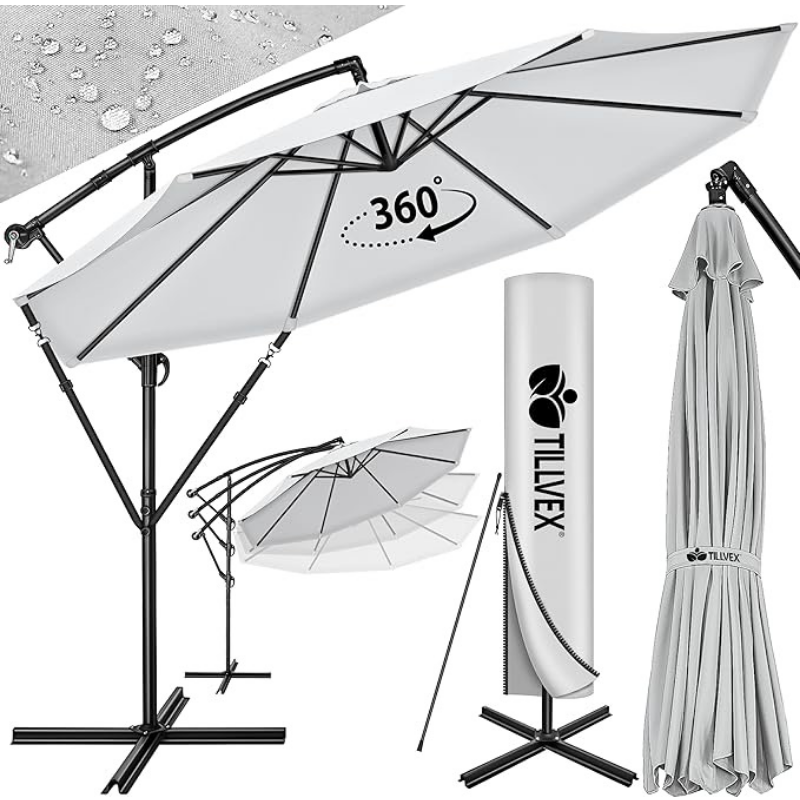 Parasol Déporté – Une Ombre Parfaite avec Style et Praticité