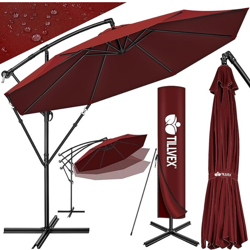 Parasol Déporté – Une Ombre Parfaite avec Style et Praticité