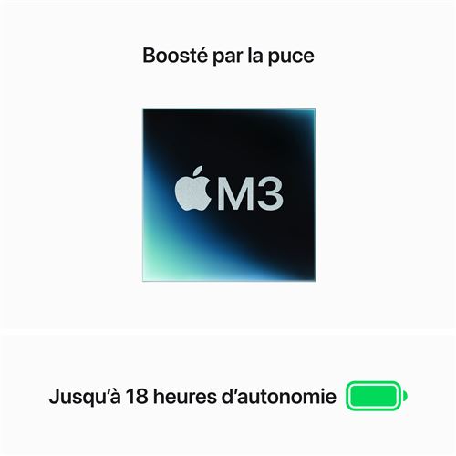MacBook Air 13,6 SSD de 512 Go et 8 Go de RAM