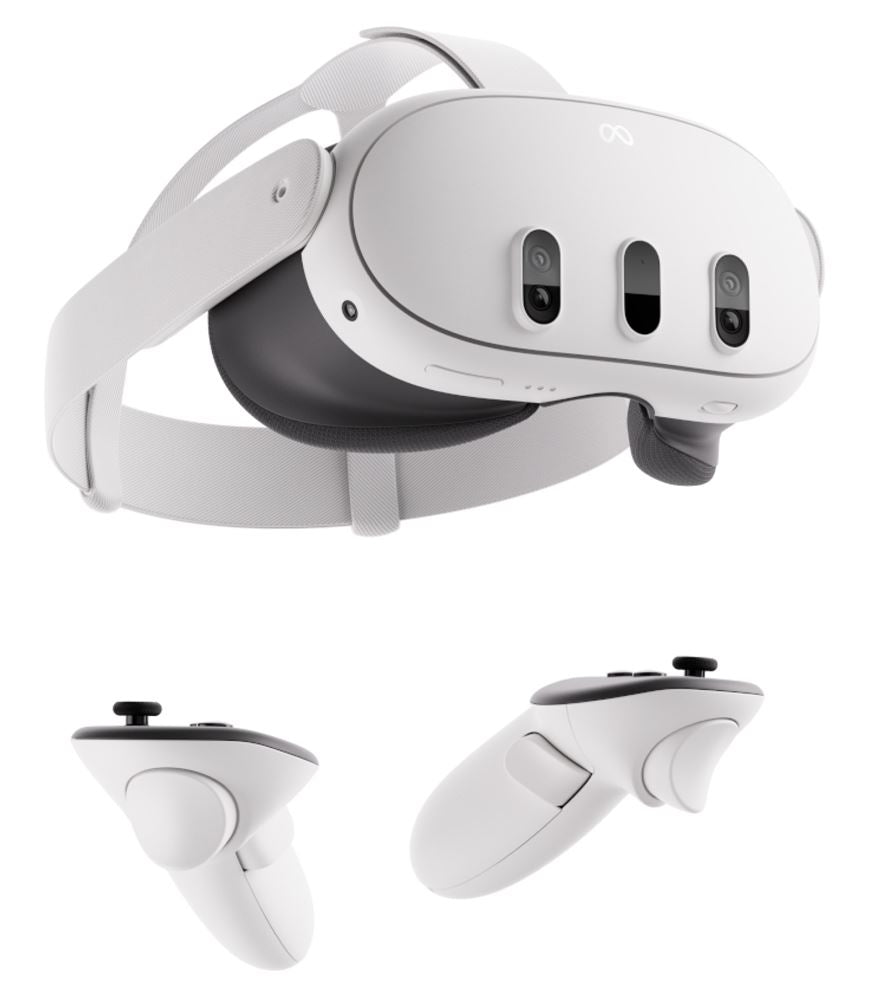 Meta Quest 3 - Casque de Réalité Virtuelle et Mixte - 128 Go - Blanc